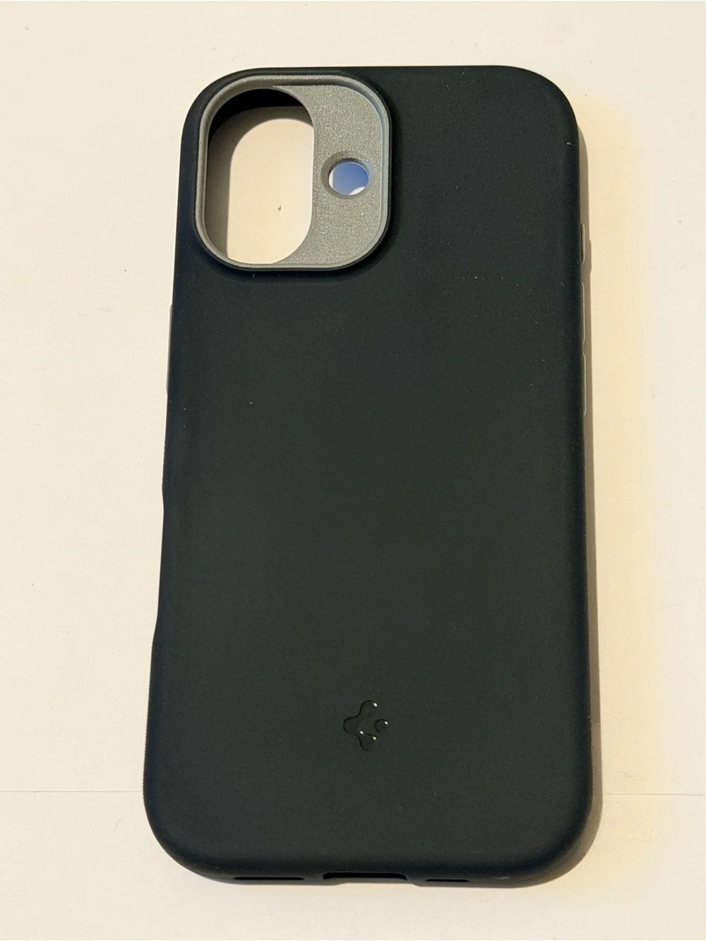 Spigen Black Silicone iPhone 17 Case